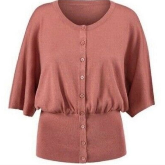 Cabi Kimono brick dust cardigan style 5284 - Picture 2 of 7